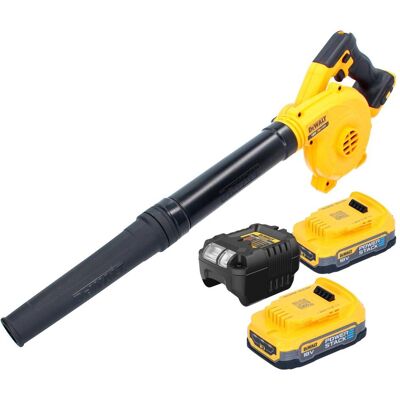 DeWalt DCV 100 E2 - 18 V - 2x Powerstack 1,7 Ah - Ladegerät enthalten - Laubbläser DeWalt DCV 100 E2 - 18 V - 2x Powerstack 1,7 Ah - Ladegerät enthalten - Laubbläser