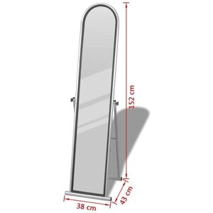 vidaXL Spiegel, Standspiegel (43 x 152 cm) vidaXL Spiegel, Standspiegel (43 x 152 cm)