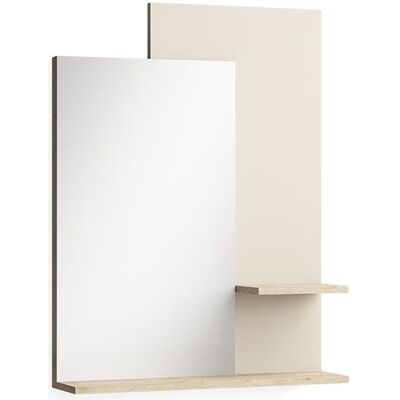 Vicco, Spiegel, Wandspiegel Puerto, Eiche/Cashmere, 70 x 90 cm Vicco, Spiegel, Wandspiegel Puerto, Eiche/Cashmere, 70 x 90 cm