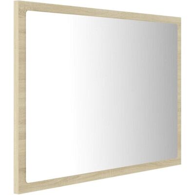 vidaXL LED Badezimmer Spiegel Sonoma Eiche 60x8,5x37 cm Acryl vidaXL LED Badezimmer Spiegel Sonoma Eiche 60x8,5x37 cm Acryl