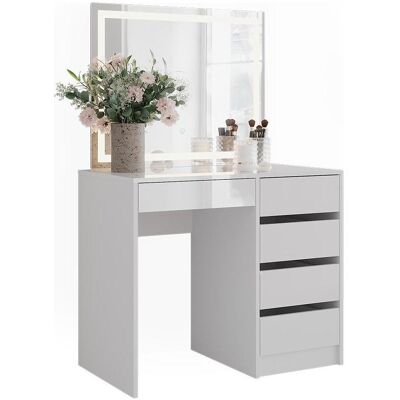 Vicco, Schminktisch, Sherry mit LED-Spiegel (89.80 x 50.10 x 76 cm) Vicco, Schminktisch, Sherry mit LED-Spiegel (89.80 x 50.10 x 76 cm)