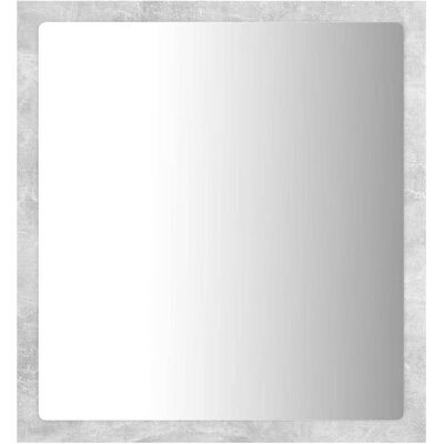 vidaXL LED Badezimmer Spiegel Beton Grau - 40x8.5x37 cm Acryl vidaXL LED Badezimmer Spiegel Beton Grau - 40x8.5x37 cm Acryl