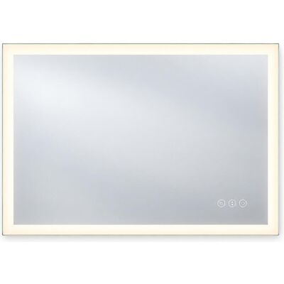 Relaxdays, Spiegel, Badspiegel (100 x 60 cm) Relaxdays, Spiegel, Badspiegel (100 x 60 cm)