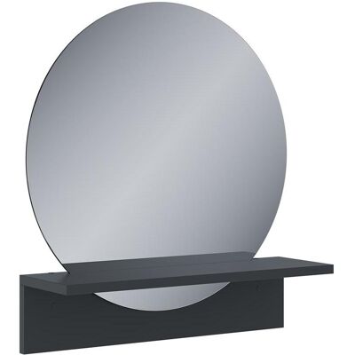 Vicco, Spiegel, Badezimmerspiegel Elyra, Schwarz, 50 x 54.5 cm mit Ablage (50 x 54.50 cm) Vicco, Spiegel, Badezimmerspiegel Elyra, Schwarz, 50 x 54.5 cm mit Ablage (50 x 54.50 cm)