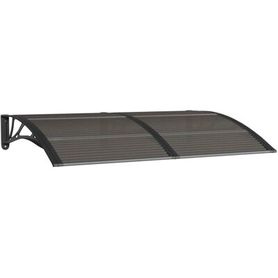 vidaXL Türvordach Schwarz Braun 150x100 cm - Türvordach vidaXL Türvordach Schwarz Braun 150x100 cm - Türvordach