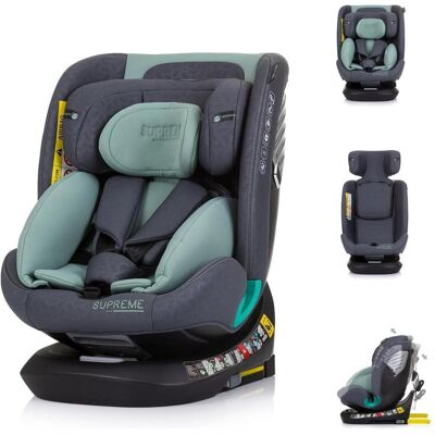 Chipolino Supreme Kindersitz - 360° Dreh, Isofix, Grün Chipolino Supreme Kindersitz - 360° Dreh, Isofix, Grün