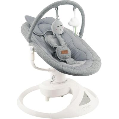 MoMi, Babywippe, PEARL Elektrische Schaukel grau MoMi, Babywippe, PEARL Elektrische Schaukel grau