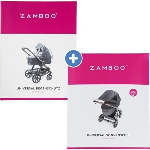 Zamboo, Kinderwagen Zubehör, Sonnenschutz Erstlings- & Schutzset für Kinderwagen mit Sonnensegel