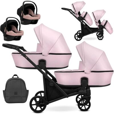 Kunert - Brav DUO 3 in1 - Baby Pink Eco - Kinderwagen Kunert - Brav DUO 3 in1 - Baby Pink Eco - Kinderwagen
