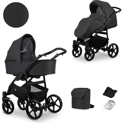 Kunert - Mata 07 B - Graphit - Schwarz - Kinderwagen Kunert - Mata 07 B - Graphit - Schwarz - Kinderwagen