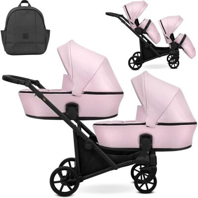 Kunert Baby - Brav DUO 2in1 Bd-15 - Pink Eco - Pushchair Kunert Baby - Brav DUO 2in1 Bd-15 - Pink Eco - Pushchair