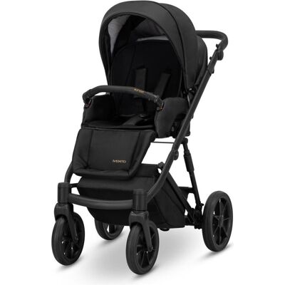 Kunert, Kinderwagen, IVENTO 2in1 Kinderwagen in Anthrazit mit schwarzem Rahmen und einzigartigem Design Kunert, Kinderwagen, IVENTO 2in1 Kinderwagen in Anthrazit mit schwarzem Rahmen und einzigartigem Design