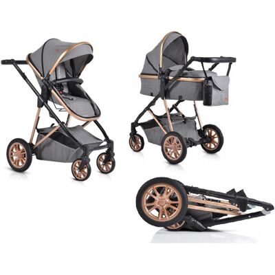 Moni, Kinderwagen, Kinderwagen Midas 2 in 1 (0 Monate - 3 Jahre) Moni, Kinderwagen, Kinderwagen Midas 2 in 1 (0 Monate - 3 Jahre)