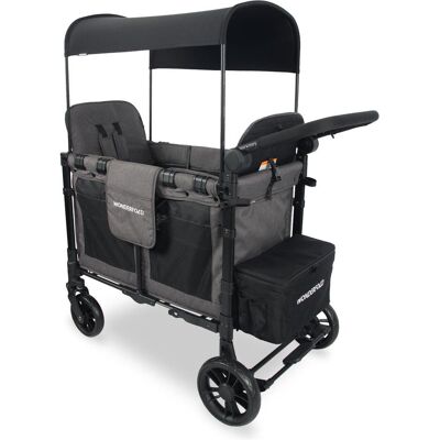 Wonderfold W2 Elite Doppelkinderwagen in Grau - Doppelwagen Wonderfold W2 Elite Doppelkinderwagen in Grau - Doppelwagen