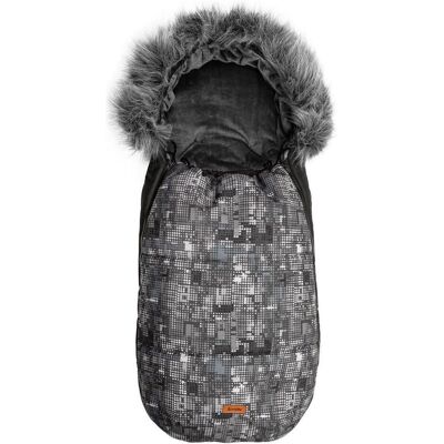 Sensillo, Kinderwagen Zubehör, Kuvert für Kinderwagen, OLAF, 100x45, Dunkelgrau, Punkte, 8361 Sensillo, Kinderwagen Zubehör, Kuvert für Kinderwagen, OLAF, 100x45, Dunkelgrau, Punkte, 8361