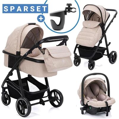 Fillikid, Kinderwagen, Kinderwagen 3 in 1 3-1 Kombi-Kinderwagen-Set Fill Jaguar mit (0 Monate - 4 Jahre) Fillikid, Kinderwagen, Kinderwagen 3 in 1 3-1 Kombi-Kinderwagen-Set Fill Jaguar mit (0 Monate - 4 Jahre)