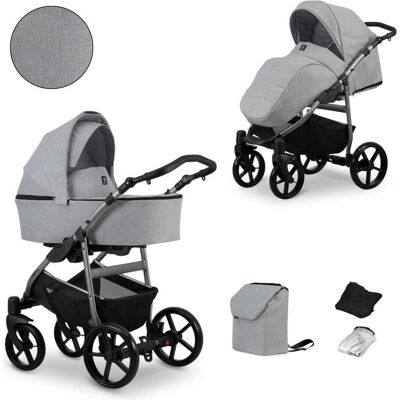 Kunert - Mata 09 GR GREY - Graphite frame - Kinderwagen Kunert - Mata 09 GR GREY - Graphite frame - Kinderwagen