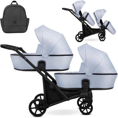 Kunert Baby - Brav DUO 2in1 BD-14 - Eco - Babyblau - Stroller Kunert Baby - Brav DUO 2in1 BD-14 - Eco - Babyblau - Stroller
