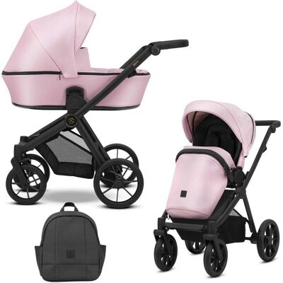 Kunert Baby - Poussette Brav 2in1 Bre-15 Baby Pink Eco - Kinderwagen Kunert Baby - Poussette Brav 2in1 Bre-15 Baby Pink Eco - Kinderwagen