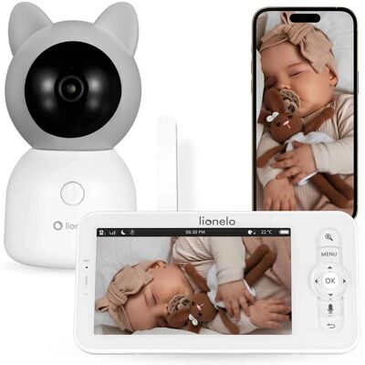 Lionelo, Babyphone, Babyline 9.2 AI (Babyphone mit Kamera, 40 m) Lionelo, Babyphone, Babyline 9.2 AI (Babyphone mit Kamera, 40 m)