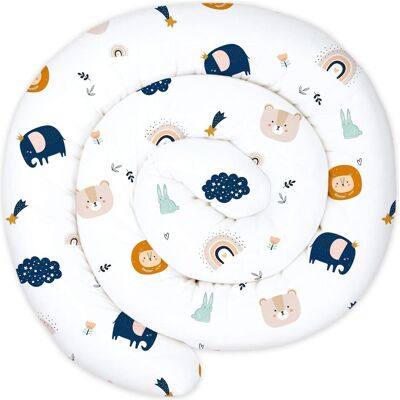 Totsy Baby, Babynest, Bettschlange mit Regenbogen Totsy Baby, Babynest, Bettschlange mit Regenbogen