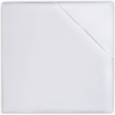 Jollein, Fixleintuch Babybett, Matratzenauflage Wasserdicht 80x100cm - White (80 x 100 cm) Jollein, Fixleintuch Babybett, Matratzenauflage Wasserdicht 80x100cm - White (80 x 100 cm)
