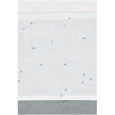 Jollein, Fixleintuch Babybett, Bettlaken Wiege 75x100cm Twinkling - Sea Green (75 x 100 cm) Jollein, Fixleintuch Babybett, Bettlaken Wiege 75x100cm Twinkling - Sea Green (75 x 100 cm)
