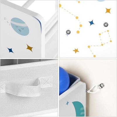 Songmics, Kinderregal, Shelf (29.50 x 29.50 x 60 cm) Songmics, Kinderregal, Shelf (29.50 x 29.50 x 60 cm)