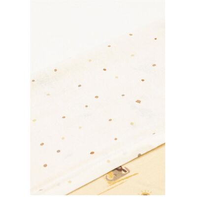 Jollein, Fixleintuch Babybett, Wiggle Kangaroots Dusty Dot (100 x 75 cm) Jollein, Fixleintuch Babybett, Wiggle Kangaroots Dusty Dot (100 x 75 cm)