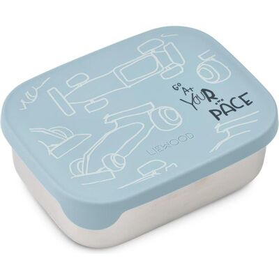 Liewood Kinder Lunchbox Arthur Race Cars Beach, Lunchbox, Blau, Rosa Liewood Kinder Lunchbox Arthur Race Cars Beach, Lunchbox, Blau, Rosa