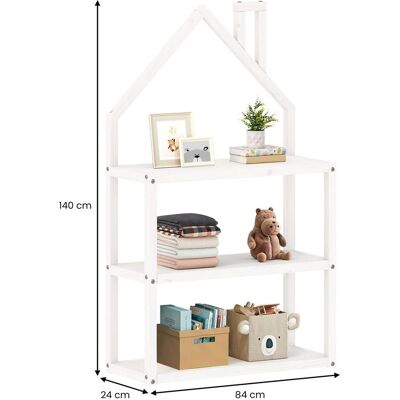 Idimex, Kinderregal, Lenise (83 x 24 x 140 cm) Idimex, Kinderregal, Lenise (83 x 24 x 140 cm)