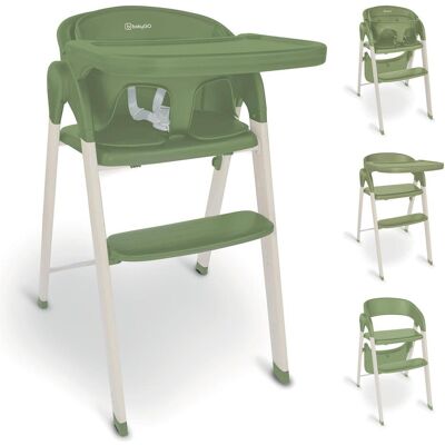 BabyGo, Hochstuhl, Levels Highchair khaki/white (Hochstuhl) BabyGo, Hochstuhl, Levels Highchair khaki/white (Hochstuhl)