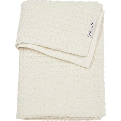 Meyco - Waffle Cotton Babydecke - 100x150cm - Babydecke Meyco - Waffle Cotton Babydecke - 100x150cm - Babydecke