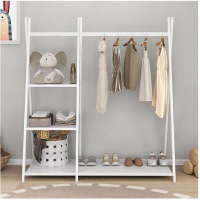 IDIMEX, Kindergarderobe, Lotte (108 x 47 x 115 cm) IDIMEX, Kindergarderobe, Lotte (108 x 47 x 115 cm)