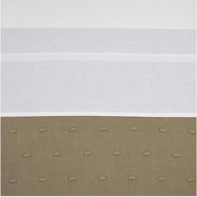 Meyco, Fixleintuch Babybett, Bettlaken Lace white (100 x 75 cm) Meyco, Fixleintuch Babybett, Bettlaken Lace white (100 x 75 cm)