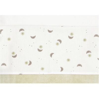 Jollein, Fixleintuch Babybett, Bettlaken Wiege 75x100cm - Over the Moon (75 x 100 cm) Jollein, Fixleintuch Babybett, Bettlaken Wiege 75x100cm - Over the Moon (75 x 100 cm)