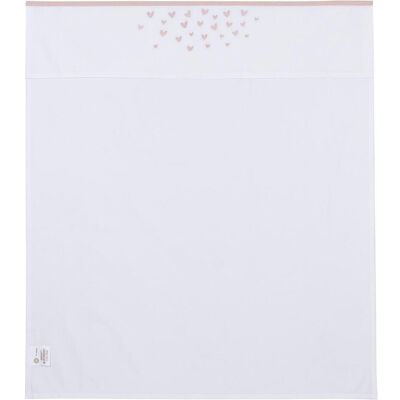 Meyco, Fixleintuch Babybett, Baby Hearts Bettlaken klein - soft pink (100 x 75 cm) Meyco, Fixleintuch Babybett, Baby Hearts Bettlaken klein - soft pink (100 x 75 cm)