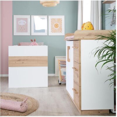 Roba, Komplett-Babyzimmer, Kinderzimmerset Lion (Babybett, Wickelkommode) Roba, Komplett-Babyzimmer, Kinderzimmerset Lion (Babybett, Wickelkommode)