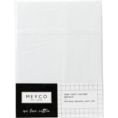Meyco, Fixleintuch Babybett, Bettlaken Bies weiss (100 x 75 cm) Meyco, Fixleintuch Babybett, Bettlaken Bies weiss (100 x 75 cm)
