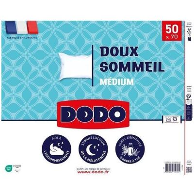 Dodo, Kinderkissen, Kissen DOUX SOMMEIL Weiss 50 x 70 cm (70 x 50 cm) Dodo, Kinderkissen, Kissen DOUX SOMMEIL Weiss 50 x 70 cm (70 x 50 cm)