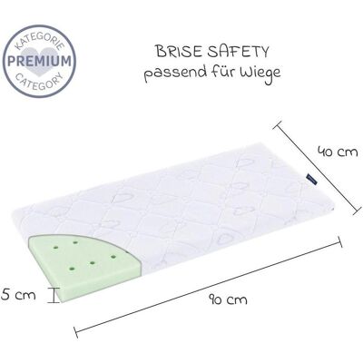 Träumeland, Babymatratze, Beistellbett- & Wiegen-Matratze Brise Safety Träumeland, Babymatratze, Beistellbett- & Wiegen-Matratze Brise Safety
