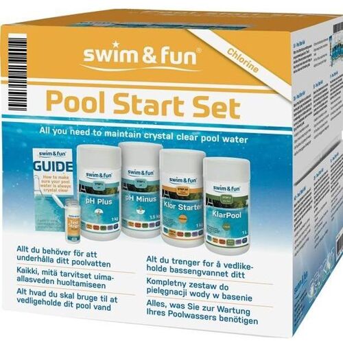 Aqua Speed, Pool Zubehör, Chlor-Starterset für Schwimmbäder