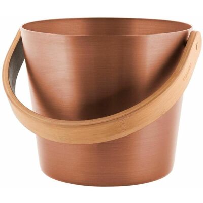 Rento, Sauna Zubehör, Einfacher Saunakübel, 5l, Aluminium, kupferfarben Rento, Sauna Zubehör, Einfacher Saunakübel, 5l, Aluminium, kupferfarben
