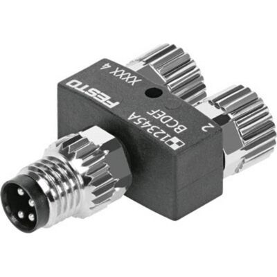 Festo, Rohrverbindungstechnik, Raccordo a Y 8005312 NEDY-L2R1-V1-M8G3-N-M8G4 1 pz. Festo, Rohrverbindungstechnik, Raccordo a Y 8005312 NEDY-L2R1-V1-M8G3-N-M8G4 1 pz.