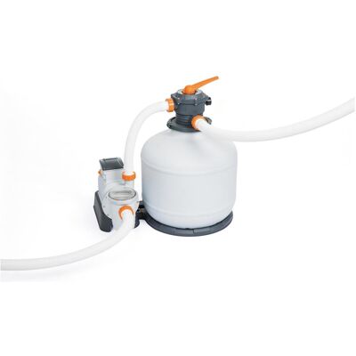 Bestway Pool Filter + Pool Pumpe, Flowclear Sandfilteranlage mit Zeitschaltuhr Bestway Pool Filter + Pool Pumpe, Flowclear Sandfilteranlage mit Zeitschaltuhr