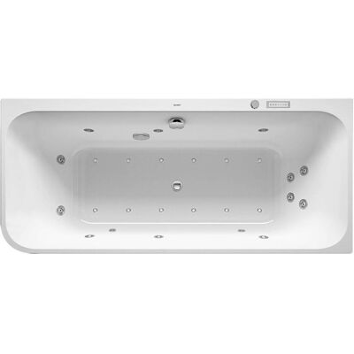 Duravit Whirlpool, Rechteck-Whirlwanne HAPPY D.2 Ecke re 180 l 180x80 we 2 RS Combi-Syst Duravit Whirlpool, Rechteck-Whirlwanne HAPPY D.2 Ecke re 180 l 180x80 we 2 RS Combi-Syst