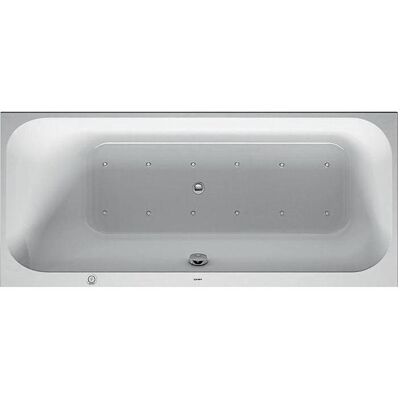 Duravit Whirlpool, Rechteck-Whirlwanne HAPPY D.2 145 l 160x70 we 1 RS links Air-System (1 Person) Duravit Whirlpool, Rechteck-Whirlwanne HAPPY D.2 145 l 160x70 we 1 RS links Air-System (1 Person)