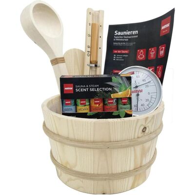 Harvia, Sauna Zubehör, Saunazubehör Set Basic 11-teilig, deutsch Harvia, Sauna Zubehör, Saunazubehör Set Basic 11-teilig, deutsch