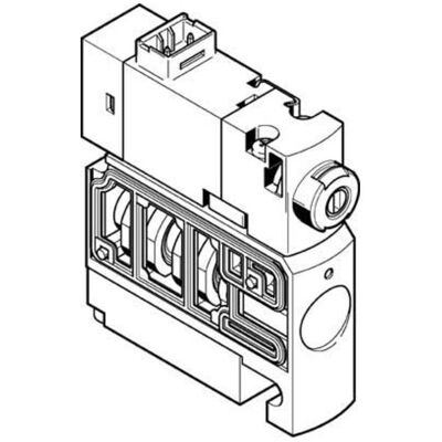 Festo, Ventil, CPVSC1-M1LH-N-T-Q4O 547315 Magnetventil Festo, Ventil, CPVSC1-M1LH-N-T-Q4O 547315 Magnetventil
