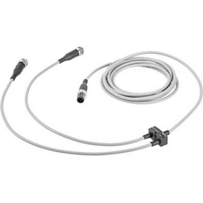 Festo, Rohrverbindungstechnik, Raccordo a Y 8035776 NEDY-L2R1-V1-M12G5-U-0.3L-M12G4-5R 1 pz. Festo, Rohrverbindungstechnik, Raccordo a Y 8035776 NEDY-L2R1-V1-M12G5-U-0.3L-M12G4-5R 1 pz.
